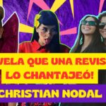 Christian Nodal durante su entrevista con Adela Micha hablando de Cazzu y Ángela Aguilar