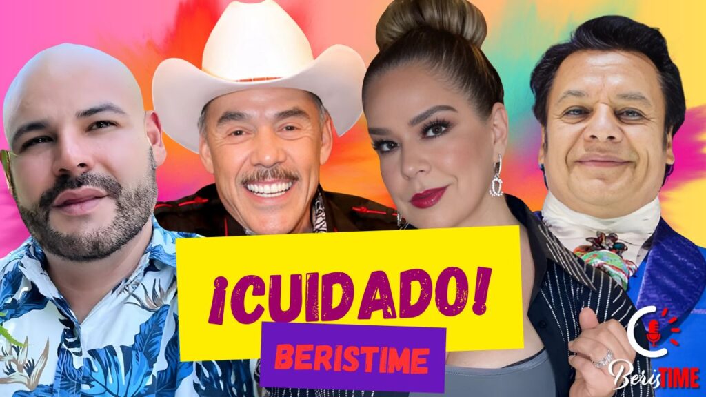 Portada del programa BerisTIME con Elisa Beristain y artistas invitados, fondo colorido y título CUIDADO.