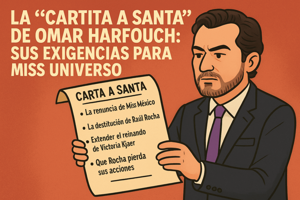La “cartita a Santa” de Omar Harfouch: sus exigencias para Miss Universo