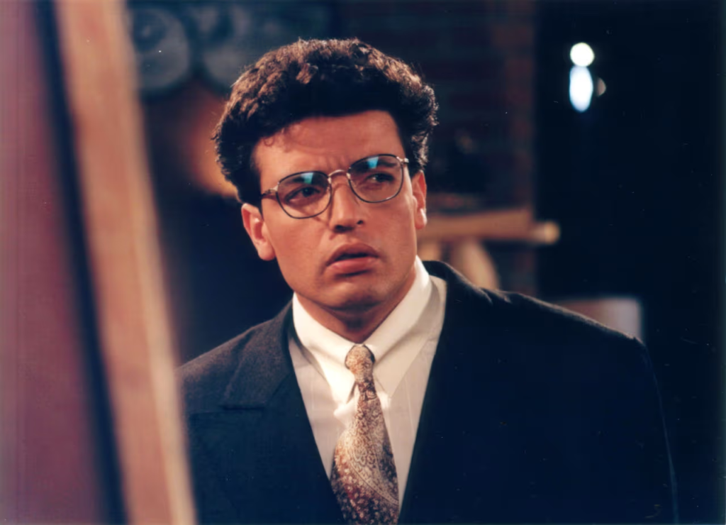 Eugenia Cauduro joven y Rafael Rojas en los años 90