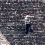 Guardia Nacional resguardando la Pirámide de la Luna tras tiroteo 2026