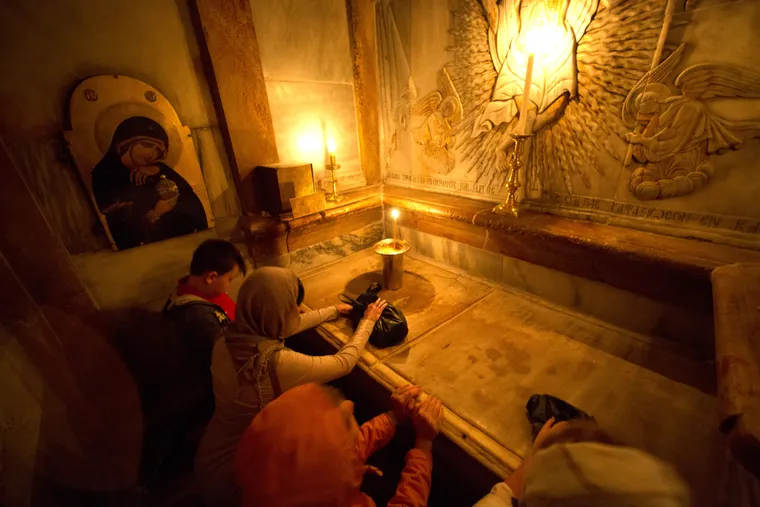 Cardenal Pizzaballa orando en el Monte de los Olivos Jerusalén 2026