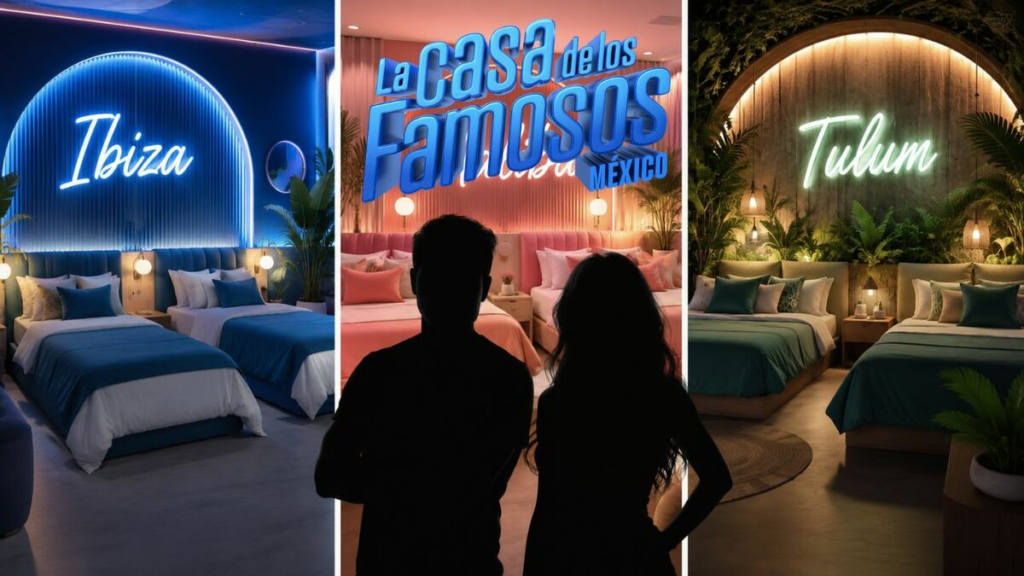 La Casa de los Famosos México: Así quedaron divididos los 18 habitantes en los cuartos Ibiza, Tulum y Malibú