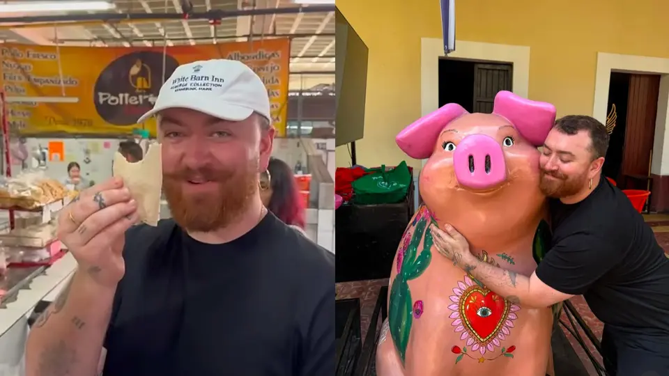 Sam Smith ya está en México: Captan al cantante paseando por un famoso mercado de la capital