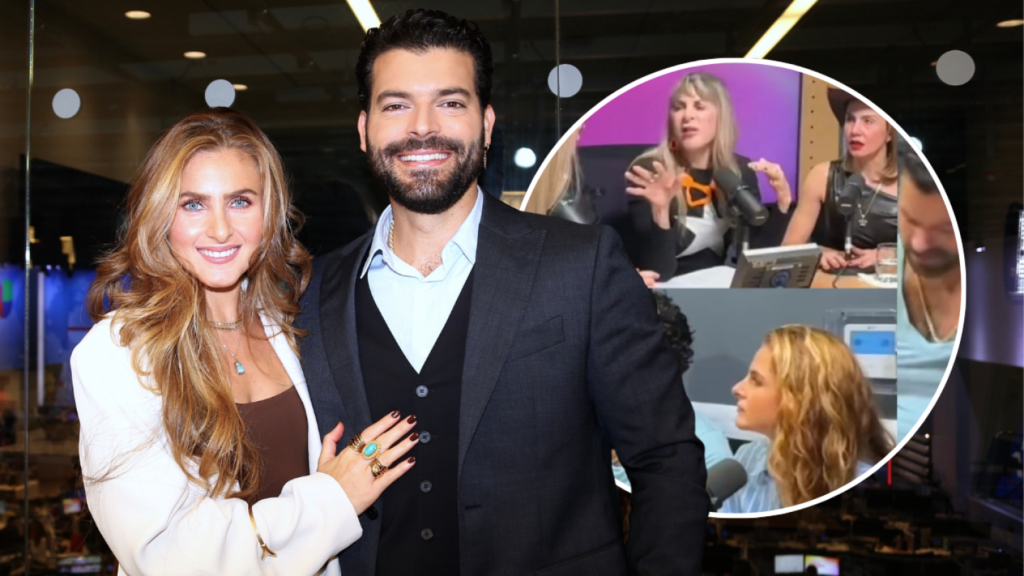 Adrián Di Monte y su esposa abandonan foro de televisión tras confrontación por audios filtrados